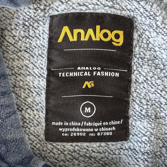 Analog AG Burton Mens Hoodie Sweater Mens M Snowboarding Y2K Streetwear Skater - Picture 16 of 16